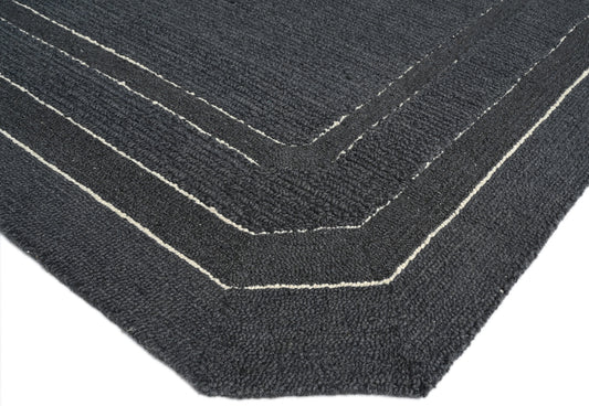 Tuross Navy Wool Rug
