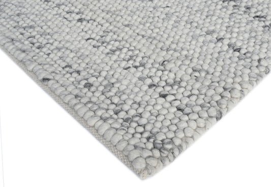 Thirroul Grey Wool Rug