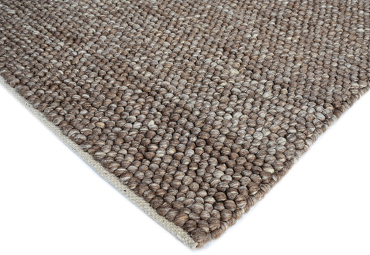Thirroul Brown Wool Rug