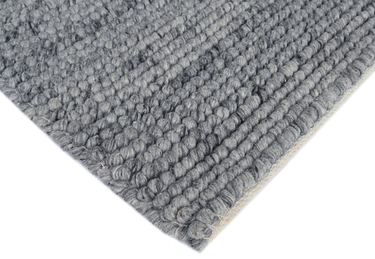 Thirroul Ash Grey Wool Rug