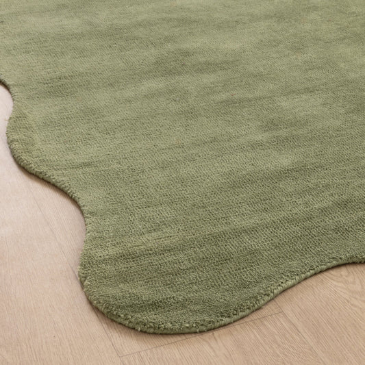 Wooli Green Rug