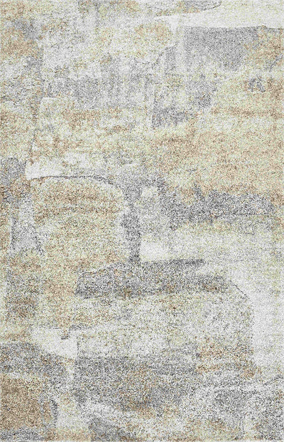 Grove Beige & Brown Polyester Rug