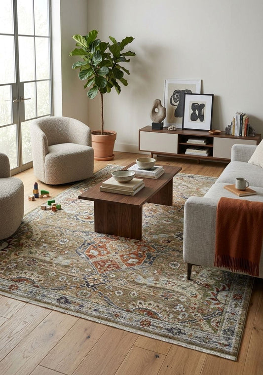 Hunter Brown & Multi Rug