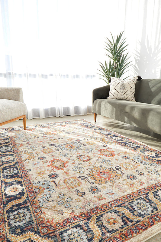 Merimbula Flax Multicolor Rug