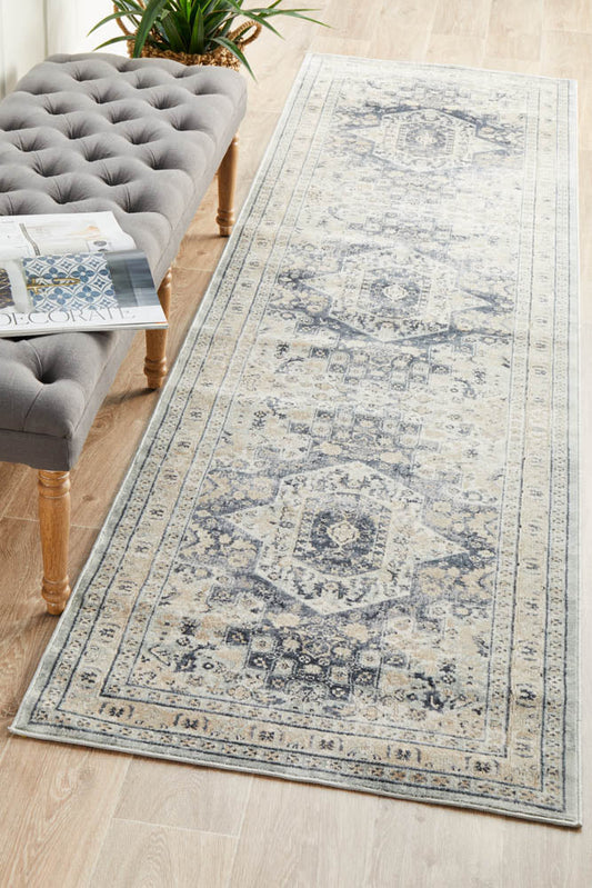 Milton Blue Runner Rug