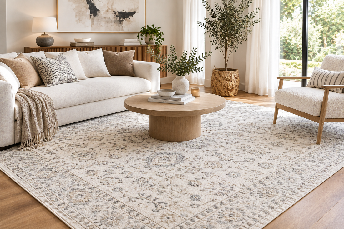 white rug pattern living room australia