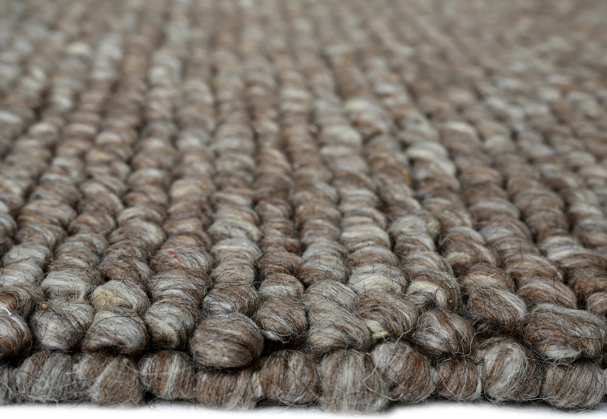Thirroul Brown Wool Rug