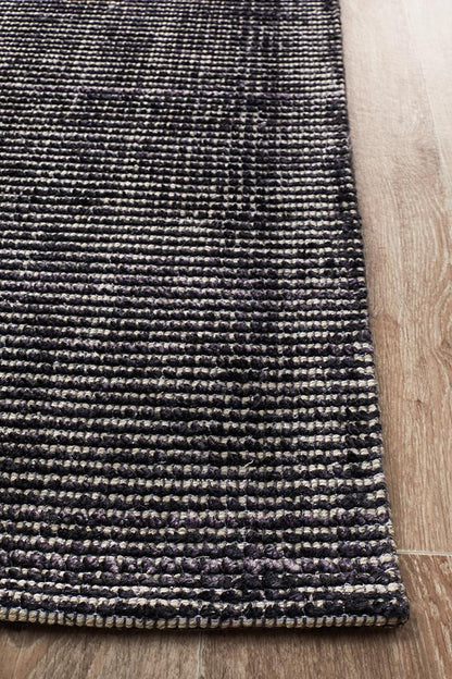 Killcare Black Cotton Rug