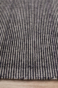 Killcare Black Cotton Rug