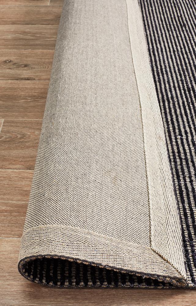 Killcare Black Cotton Rug