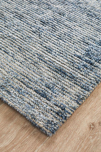 Killcare Indigo Grey Cotton Rug