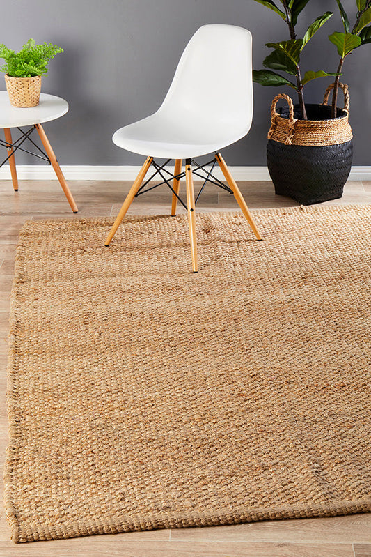 Gerringong Paperbark Natural Jute & Cotton Rug