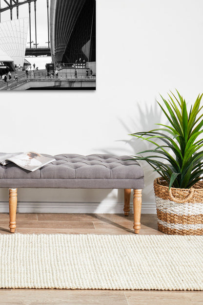 Gerringong Paperbark Natural Jute & Cotton Runner Rug