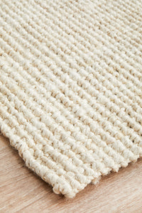 Gerringong Paperbark Natural Jute & Cotton Runner Rug