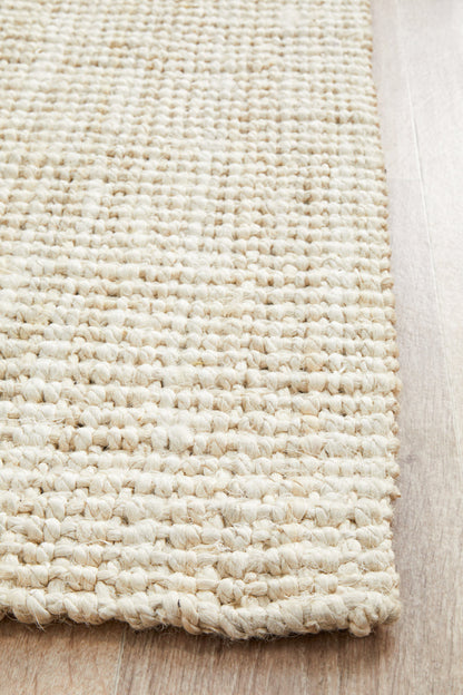 Gerringong Paperbark Natural Jute & Cotton Runner Rug