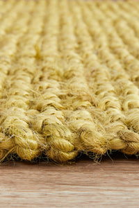 Gerringong Green Jute & Cotton Runner Rug