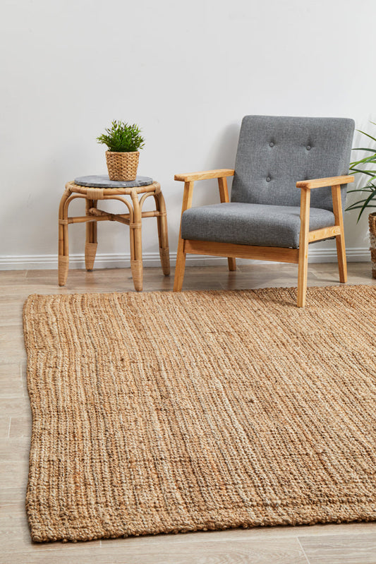 Gerringong Bracken Natural Jute & Cotton Rug