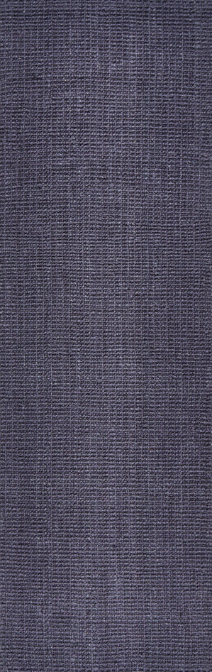 Gerringong Navy Jute & Cotton Runner Rug