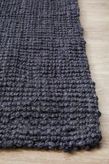 Gerringong Navy Jute & Cotton Rug
