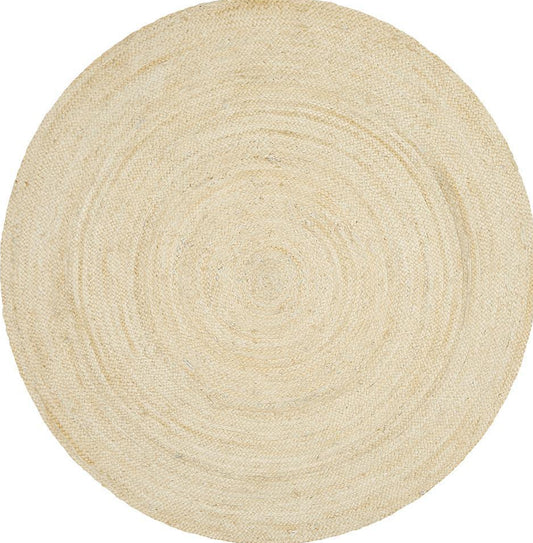 Gerringong Natural Jute & Cotton Round Rug