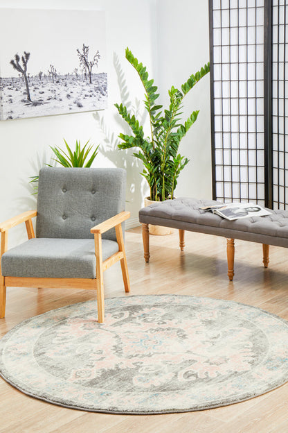 Kiama Grey Round Rug