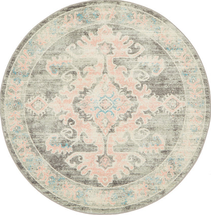 Kiama Grey Round Rug