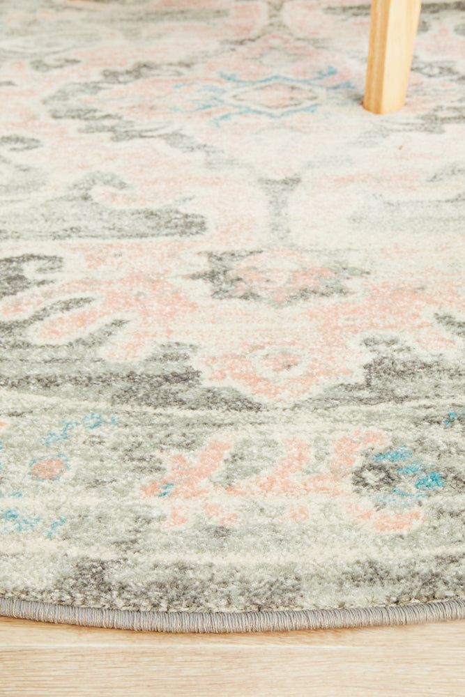 Kiama Grey Round Rug