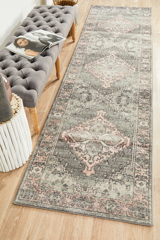 Kiama Ash Grey Runner Rug