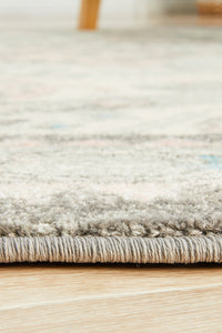 Kiama Silver Round Rug