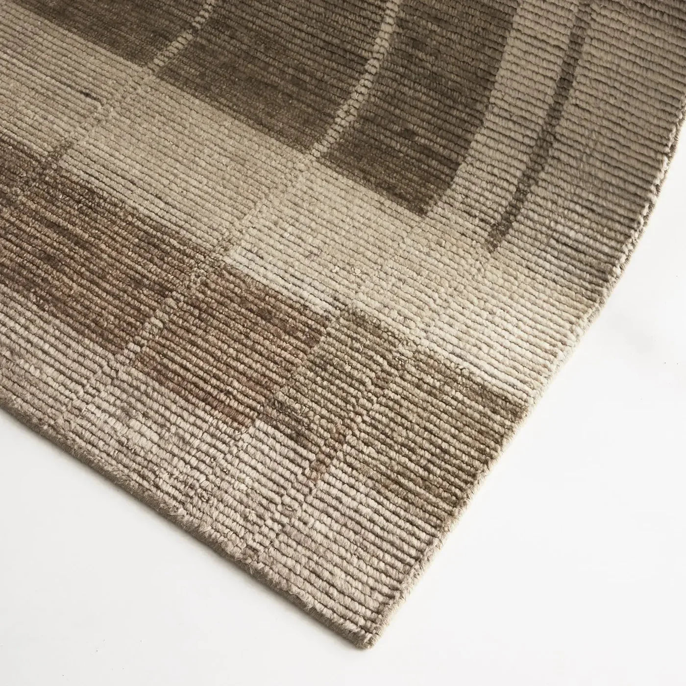 Albany Beige & Brown Wool Rug