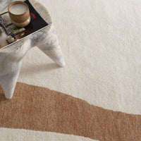 Aldgate Ivory & Brown Wool Rug