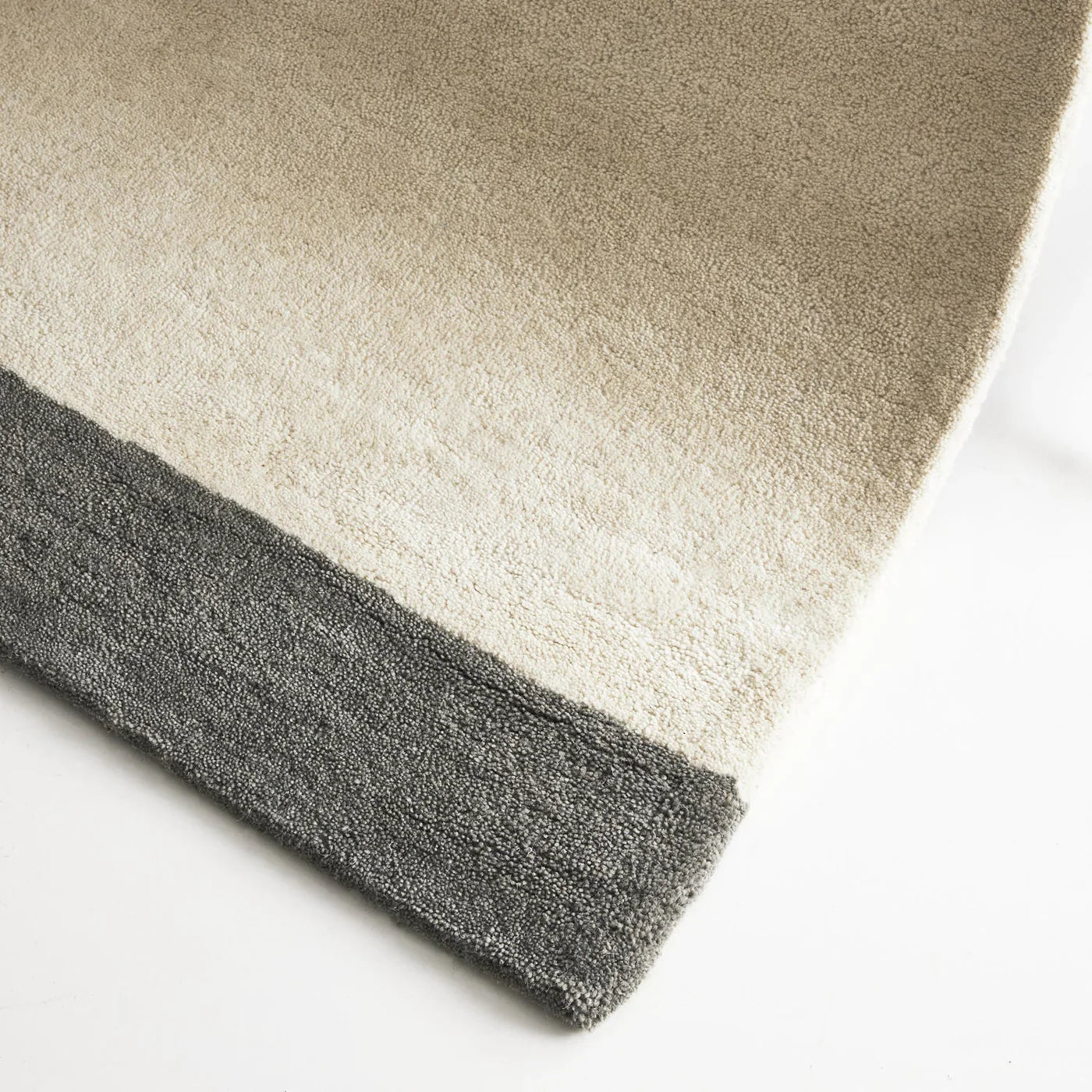 Aldgate Ivory & Brown Wool Rug