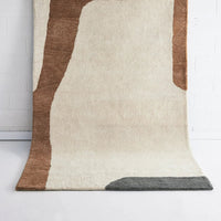 Aldgate Ivory & Brown Wool Rug