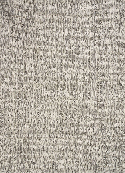 Ash Silver Wool & Jute Rug