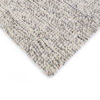 Ash Silver Wool & Jute Rug