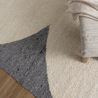 Aspendale Ivory & Grey Wool Rug