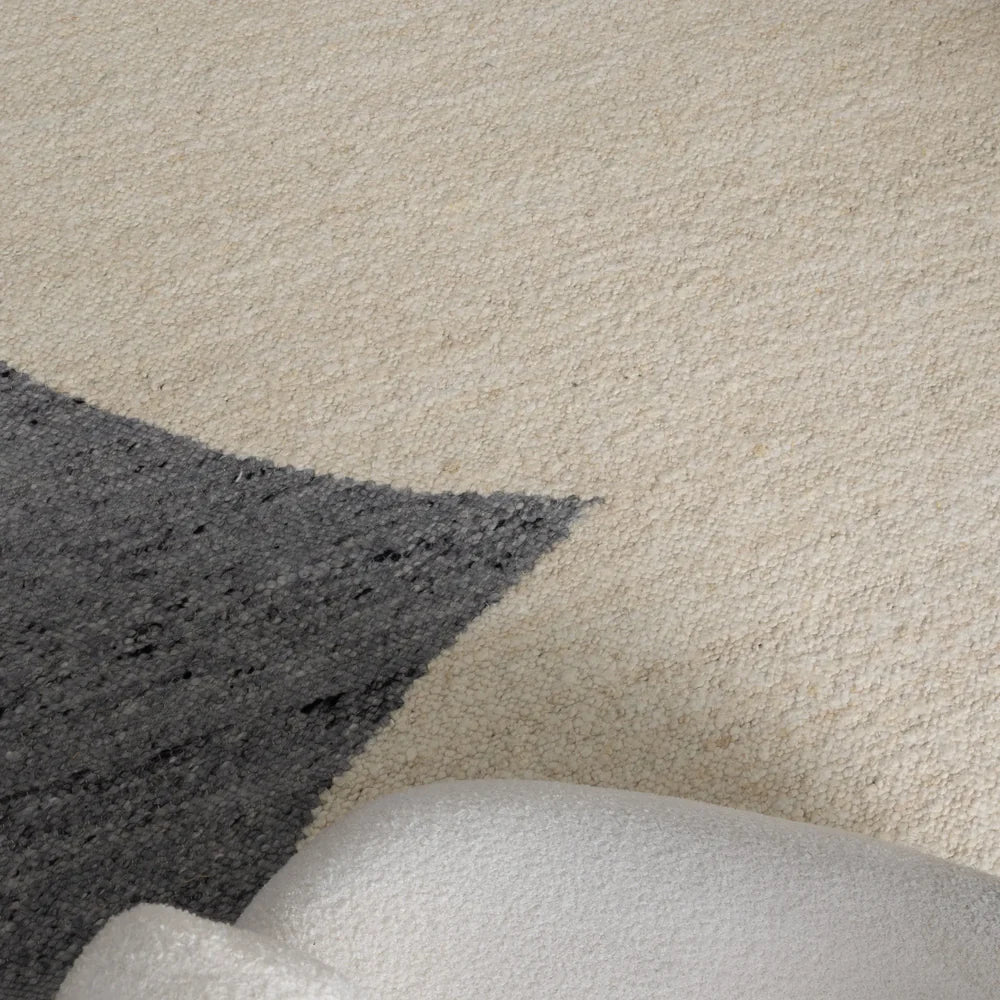 Aspendale Ivory & Grey Wool Rug