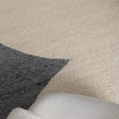 Aspendale Ivory & Grey Wool Rug