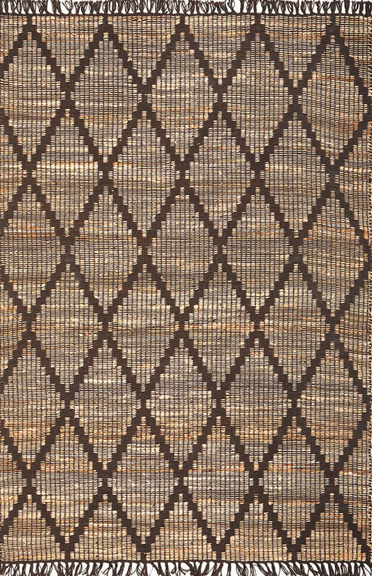Binalong Mocha Brown Jute Rug
