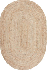 Bawley Natural Jute Oval Rug