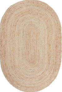 Bawley Natural Jute Oval Rug