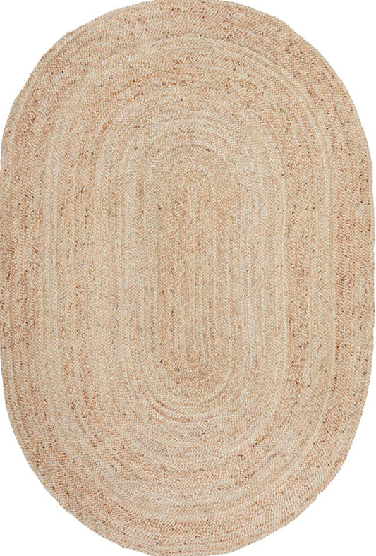 Bawley Natural Jute Oval Rug