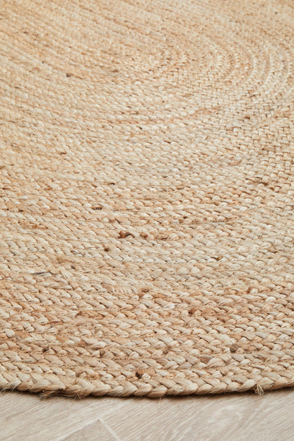 Bawley Natural Jute Oval Rug