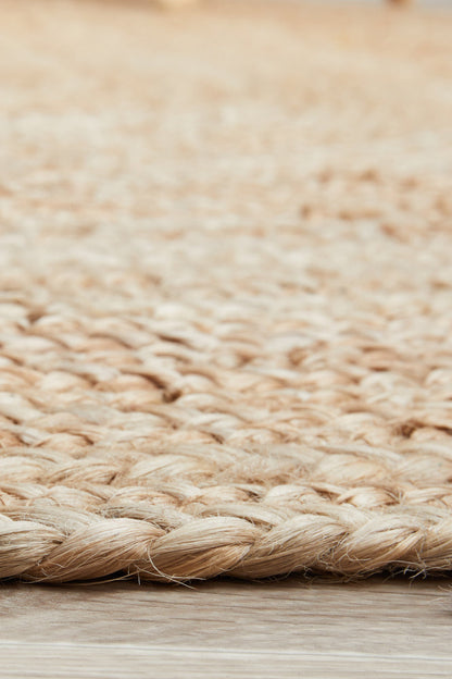 Bawley Natural Jute Oval Rug