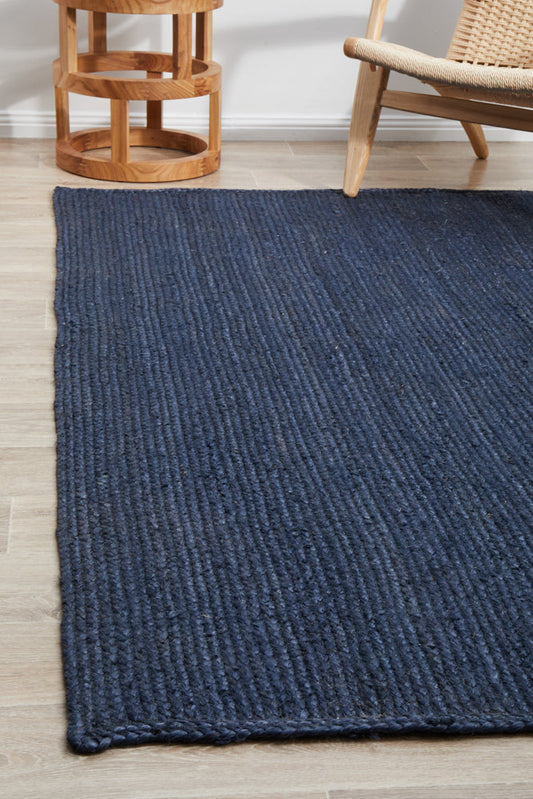 Bawley Navy Jute Rug