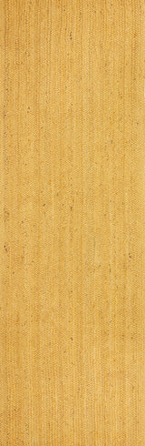 Bawley Yellow Jute Runner Rug