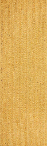 Bawley Yellow Jute Runner Rug