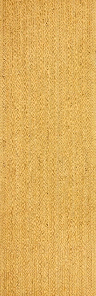 Bawley Yellow Jute Runner Rug