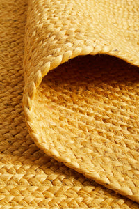 Bawley Yellow Jute Runner Rug