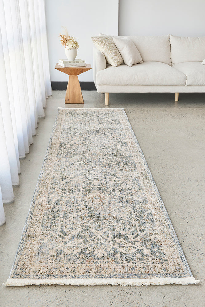 Pambula Blue Runner Rug